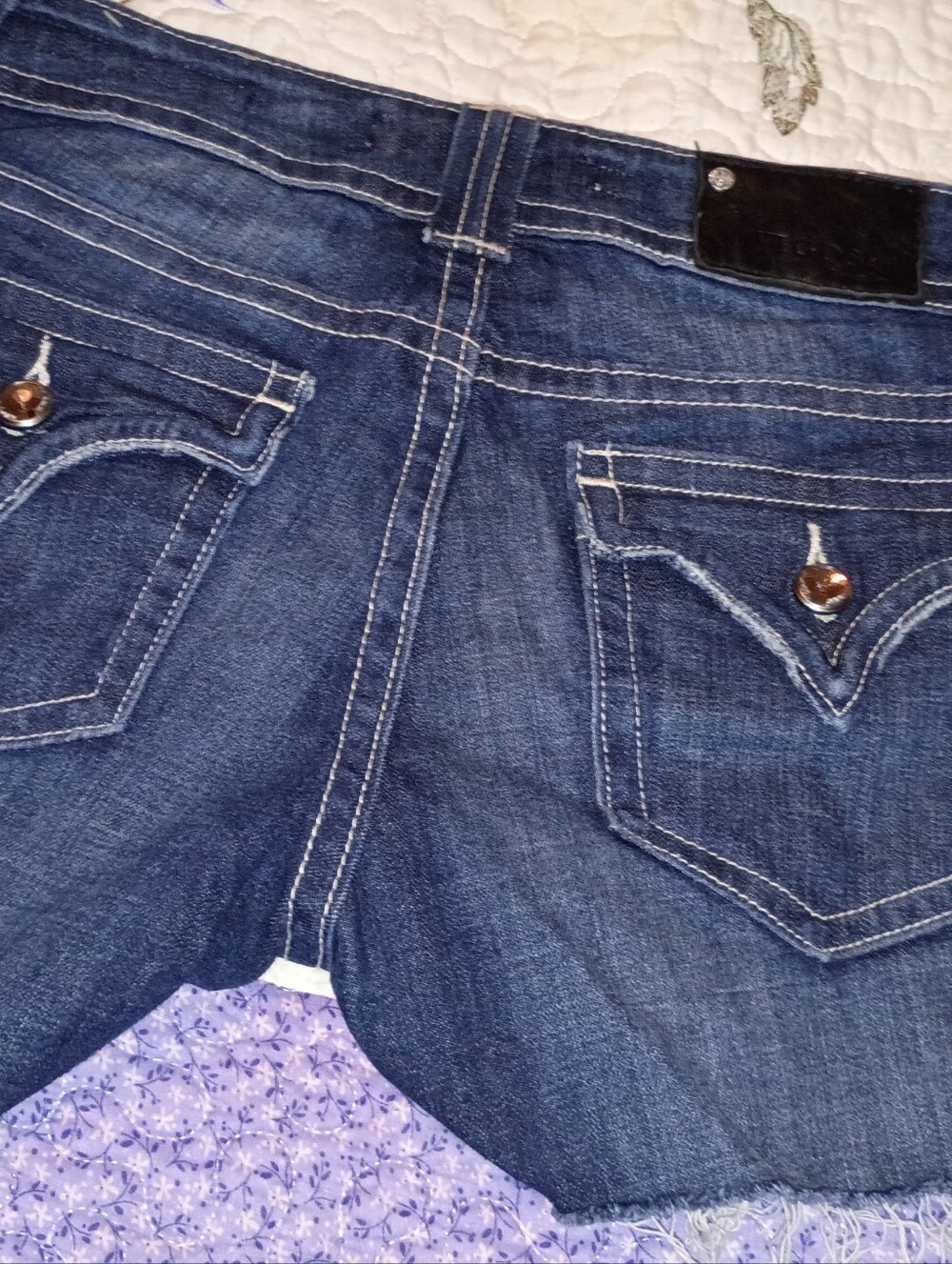 Vintage Y2K Vigoss Cut Off Denim Shorts 5